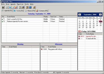 Agenda Pro Screenshot